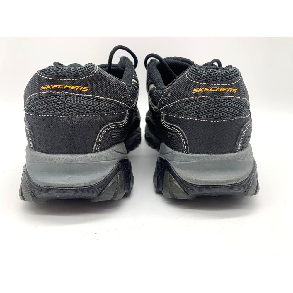 Skechers After Burn Mens 11 Black Charcoal Trail Walking Shoes 50125 BKCC - Picture 7 of 10